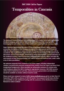 Call for Papers: International Medieval Congress 2026, Temporalities in Caucasia